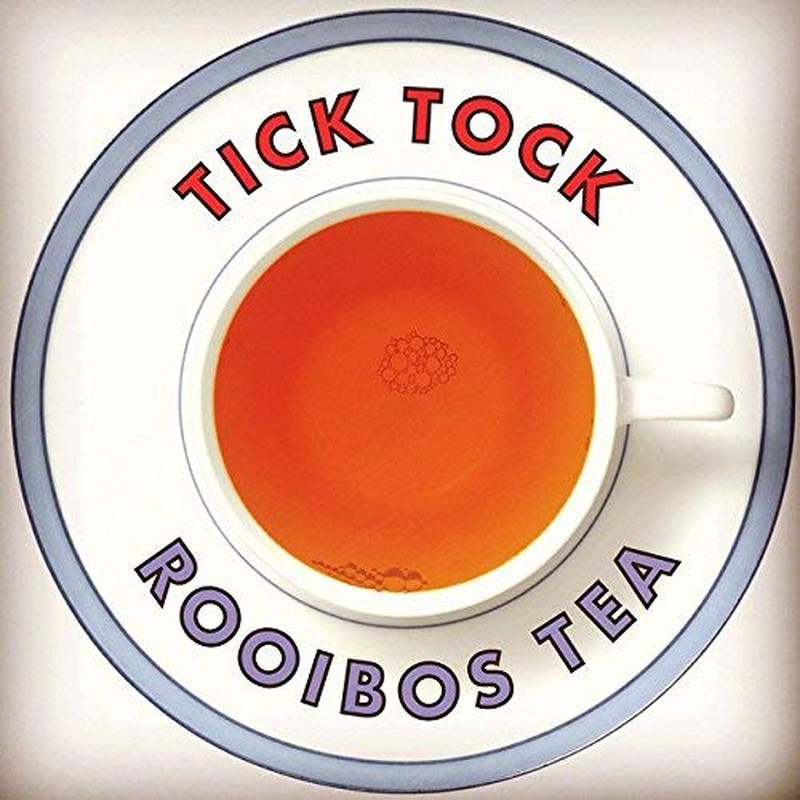 TICK TOCK TEAS Naturally Caffeine Free Red Bush Herbal Green Tea, 40 Count, Orga