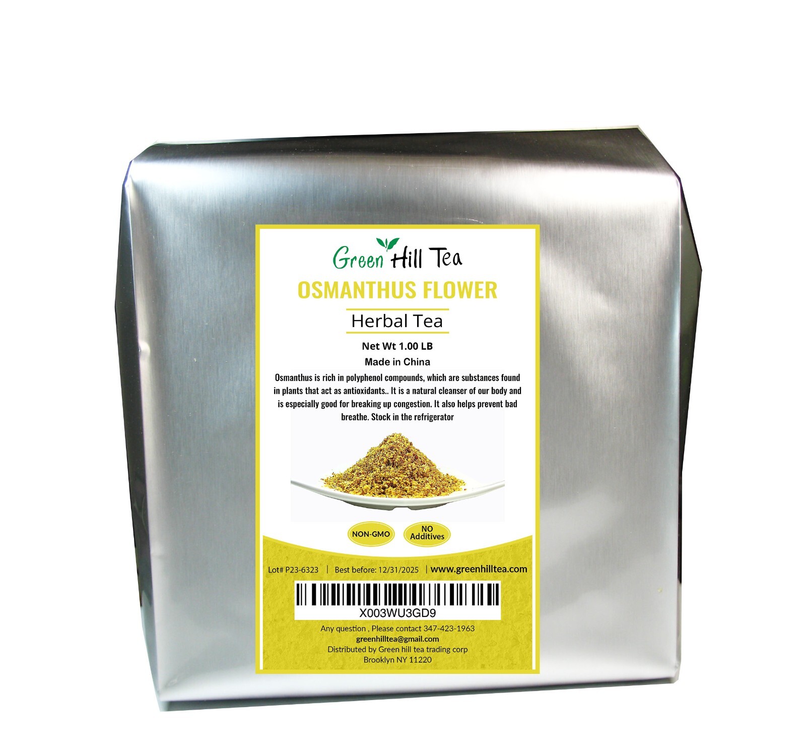 Osmanthus flower Golden Sweet Osmanthus Fragrans Dried Chinese Herbal Tea 1 LB