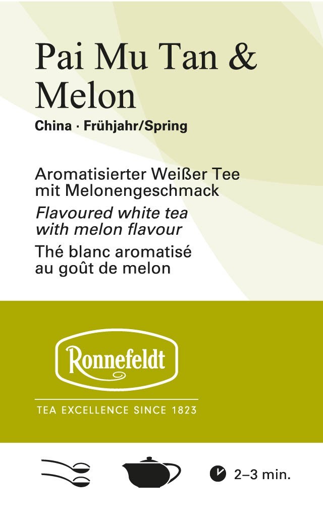 Ronnefeldt Loose Leaf Tea – Pai Mu Tan & Melon – 100 g