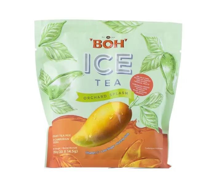 4 x BOH Ice Tea Orchard Splash Mango & Tropical Fruits (14.5g x 20’s )