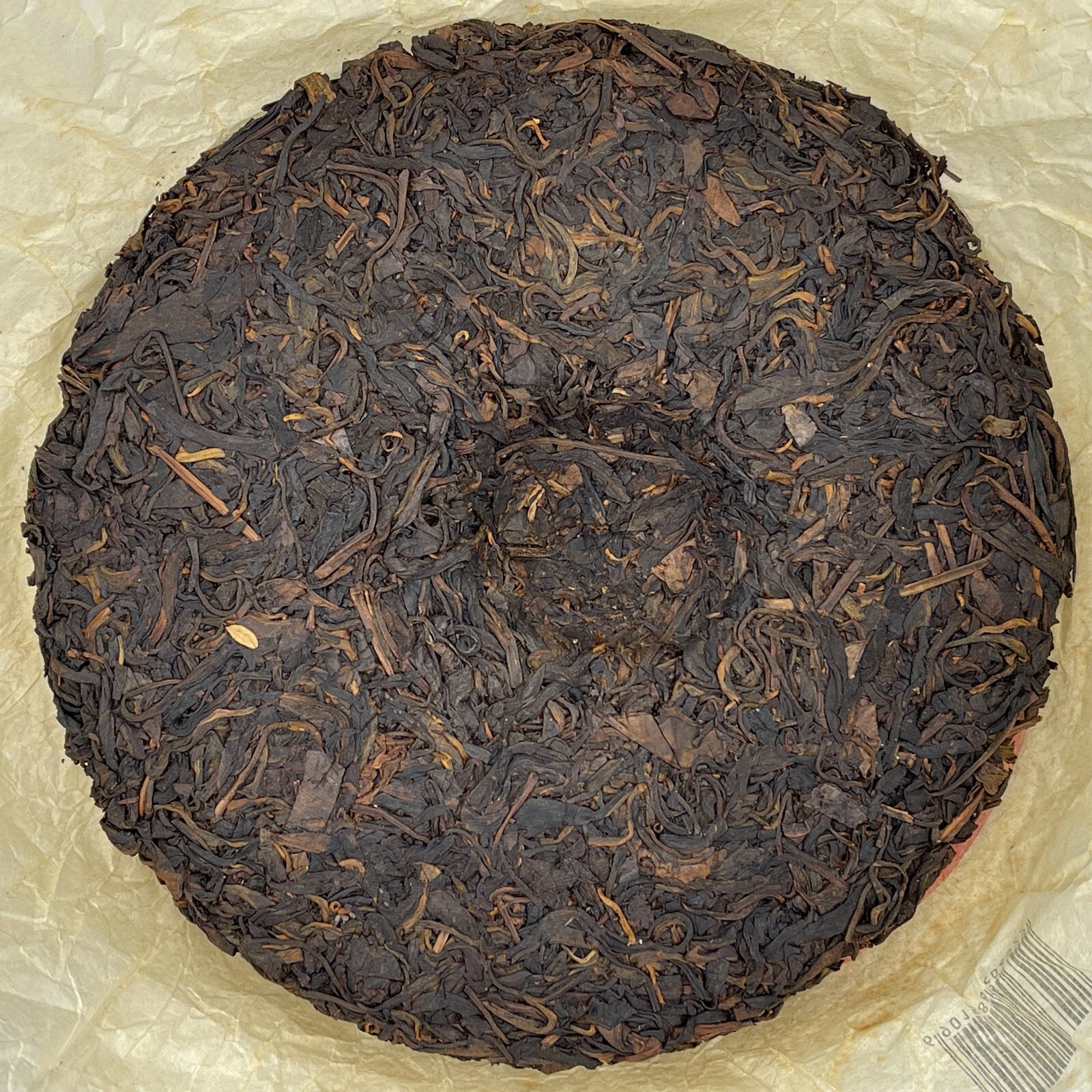 Pu-erh tea,2007,訂製茶Custom Tea,中茶牌圓茶China Tea Round Tea,380g,Raw