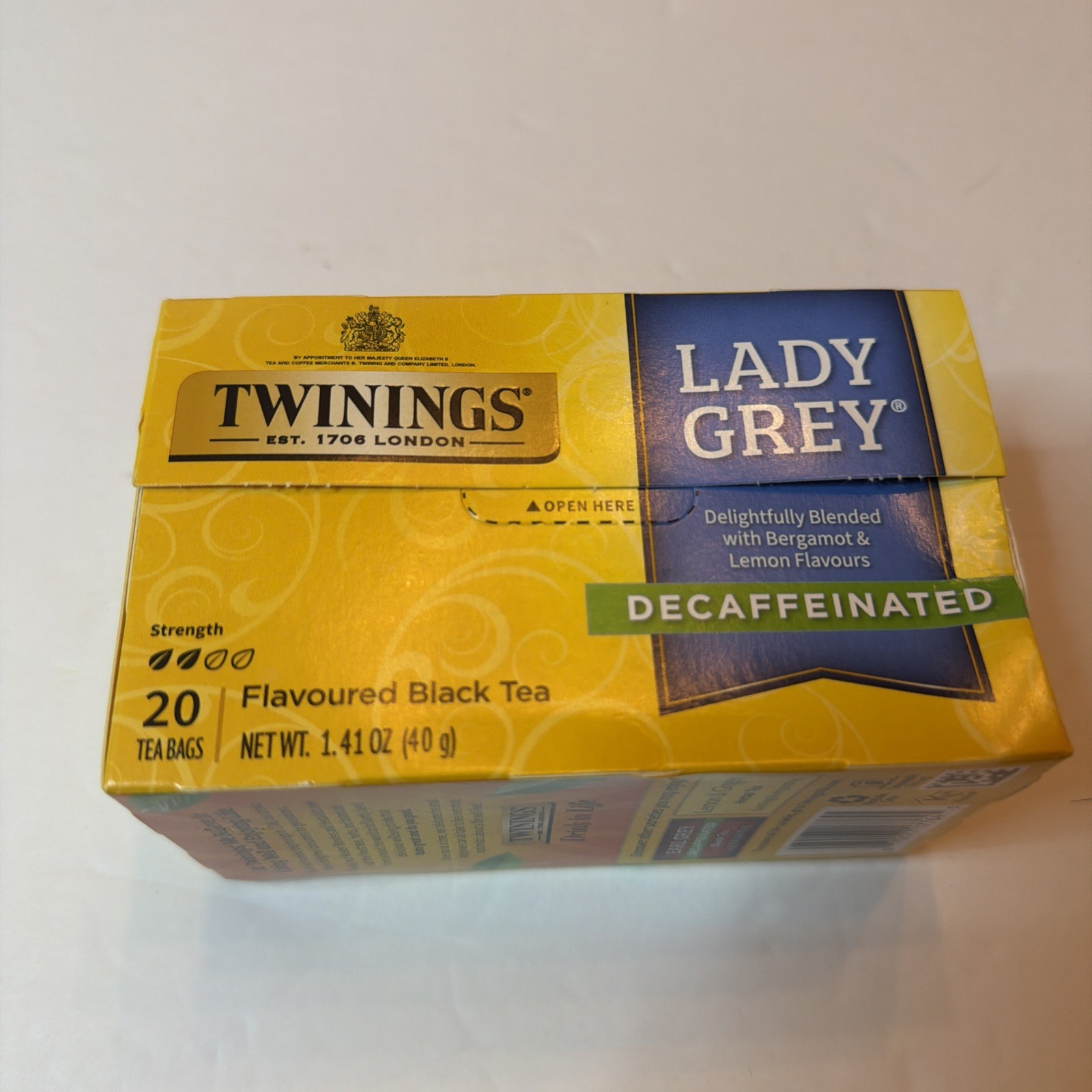 Black Tea Decaffeinated Lady Grey 20 Bags (Case of 6) 7/31/28