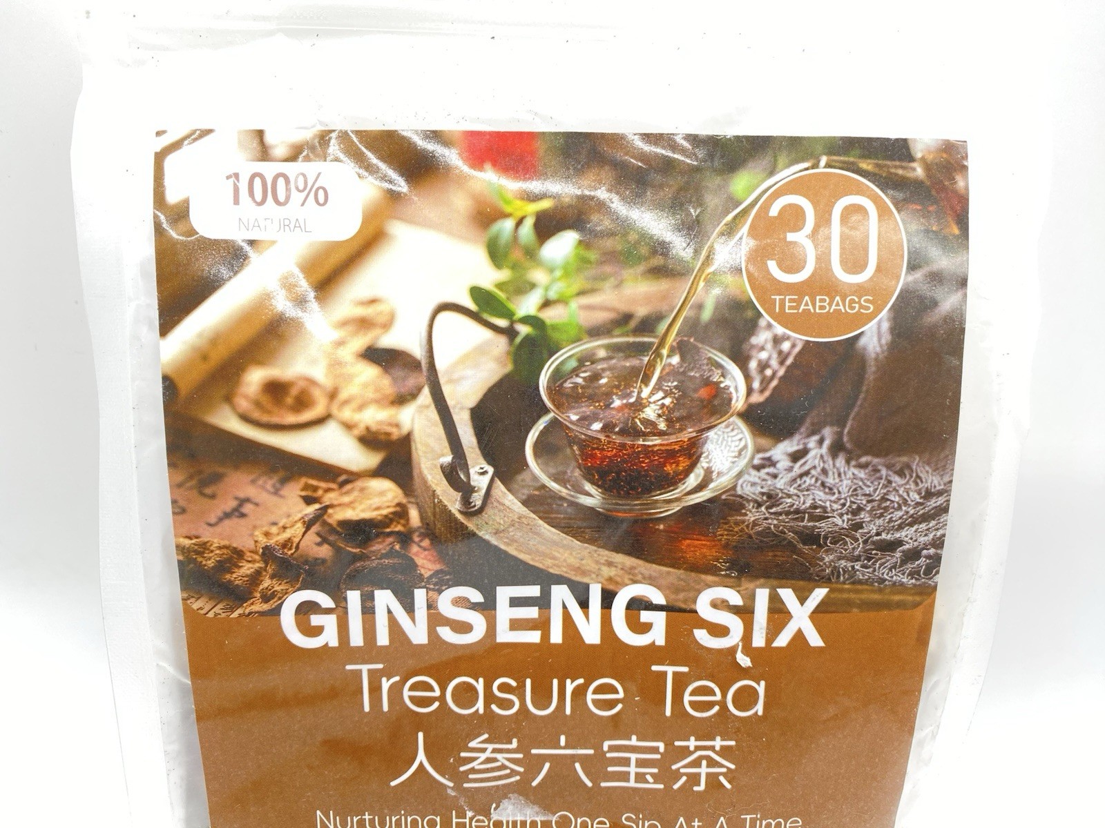 Ginseng six treasure tea , Kidney tea ,liver tea , red date kidney health – 30pc