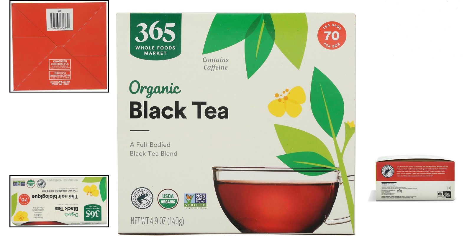 70 Count Organic Black Tea – Natural Antioxidants for Healthy Living