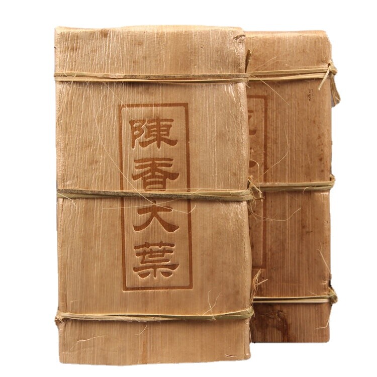 1000g Bamboo Shell Old Pu’er Tea Brick Yunnan Ancient Tree Big Leaf Pu-erh Tea