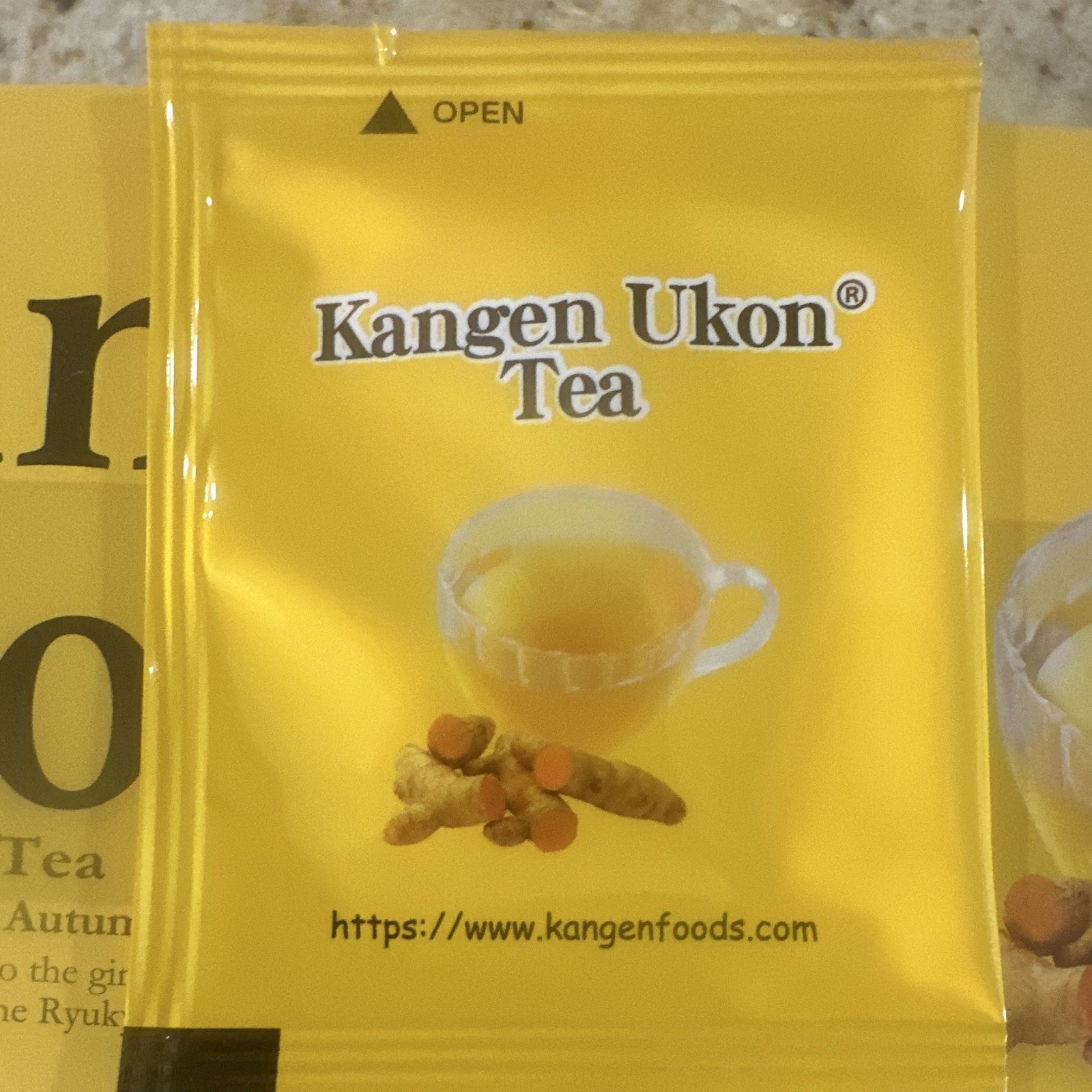 Kangen Ukon Tea Bags 60 Pack Tea & Infusion Expiration Date 2027/08/01