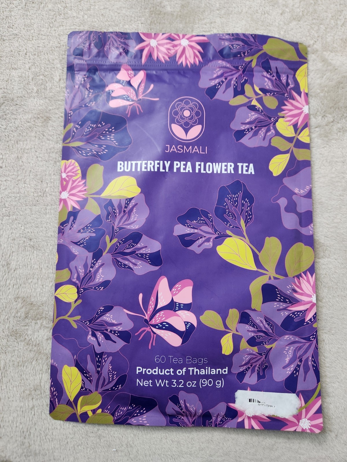 Butterfly Pea Flower Tea – 60 Tea Bags – Exp. 8/13/26 – NEW
