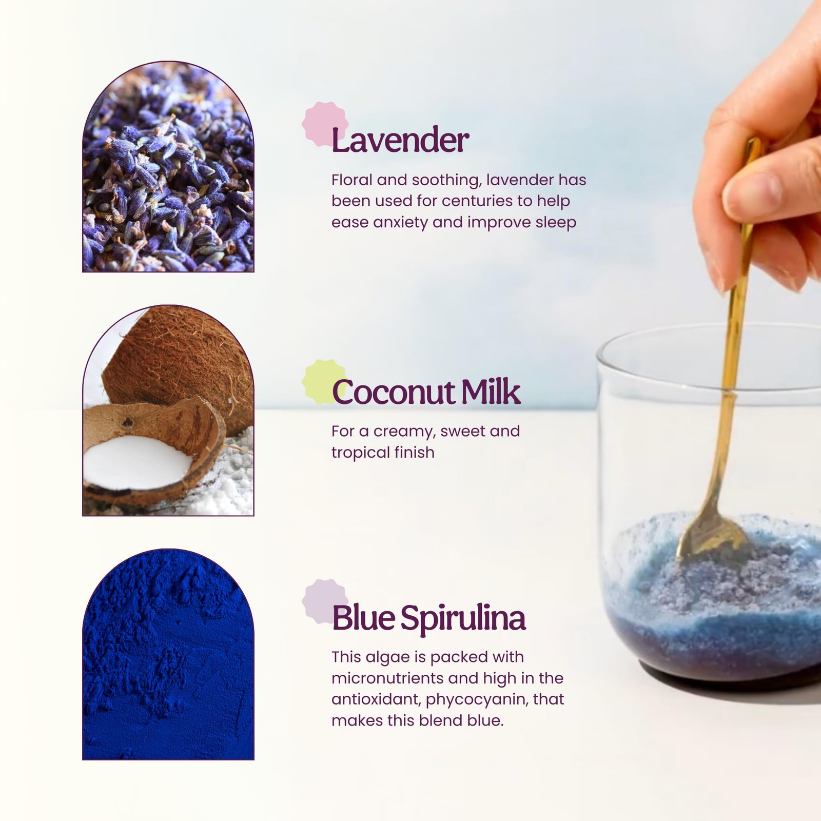Blume Matcha & Blue Lavender Starter Pack Organic Superfoods Booster for Lat…