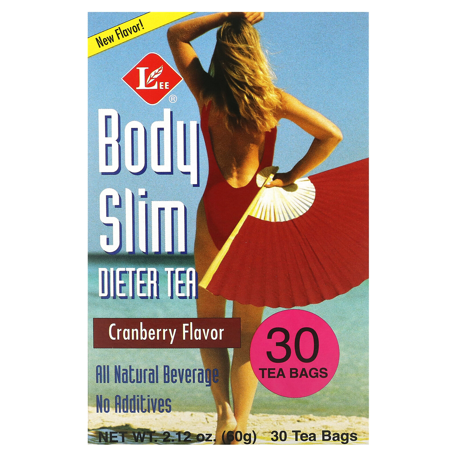 Body Slim Dieter Tea, Cranberry , 30 Tea Bags, 2.12 oz (60 g)