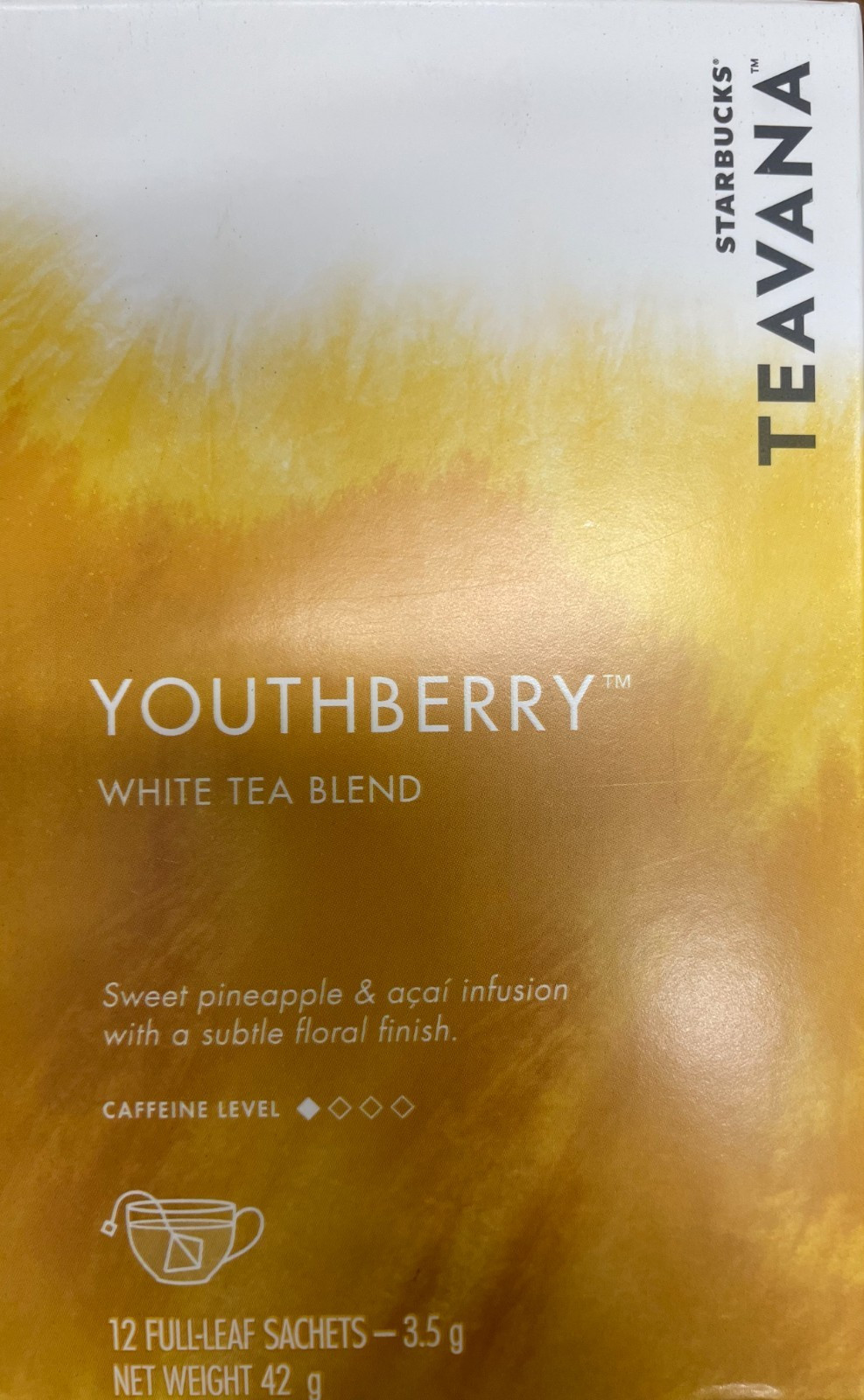 Teavana Youthberry 48 Satchets