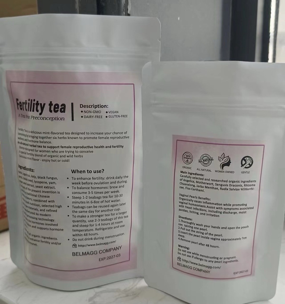Mommy Tea Fertility Booster For Women| Organic Herbal Loose-Leaf for Womb Health