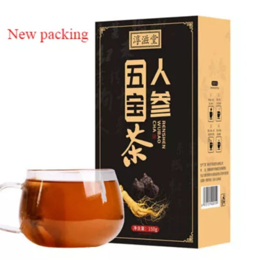 HelloYoung Ginseng Five Treasure Tea 150g Natural Herbal Energy Drink