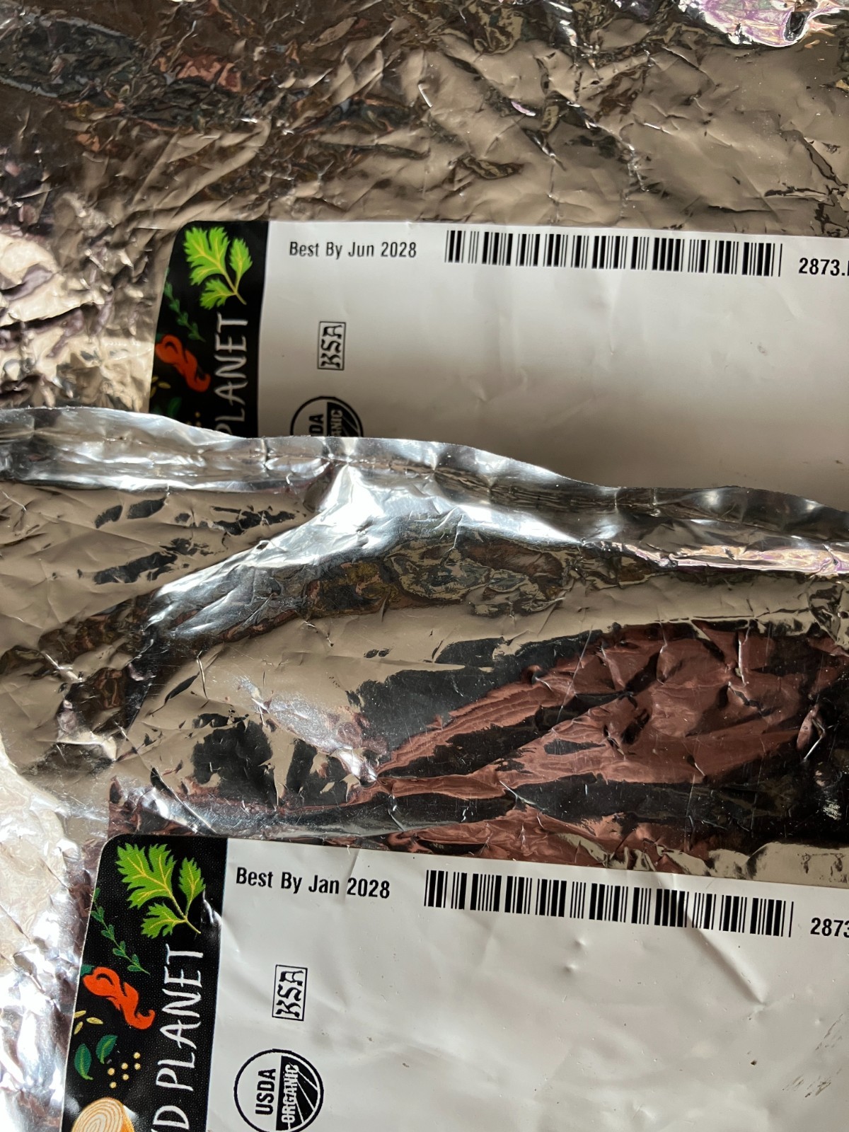 lot of 2 1lb bags frontier co-op organic fair trade gunpowder green tea 2028
