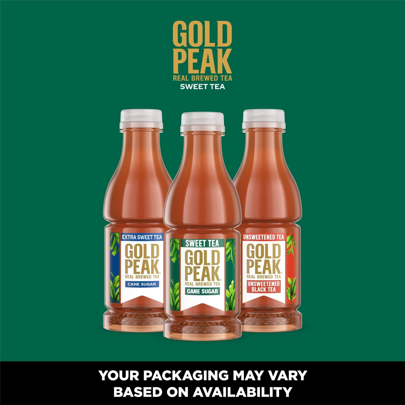 Gold Peak Iced Tea, Sweet Tea Bottles, 16.9 fl oz, 12 Pack
