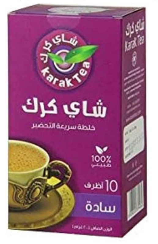 Chai Karak Instant Tea Karak Plain – 1 Pack (10 Sticks) ** شاي كرك **