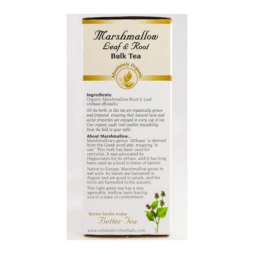 Organic Marshmallow Leaf & Root Tea 40 grams By Celebration Herbals