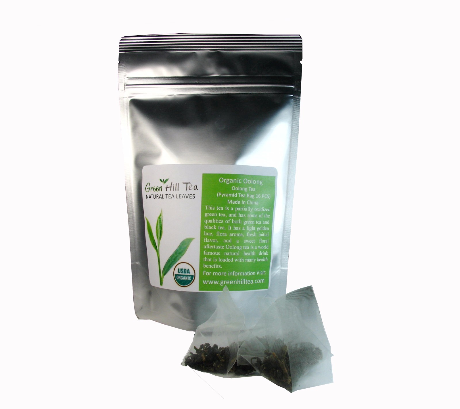 Organic Ti Kuan Yin oolong tea Jade Oolong loose leaf tea 16 tea bags
