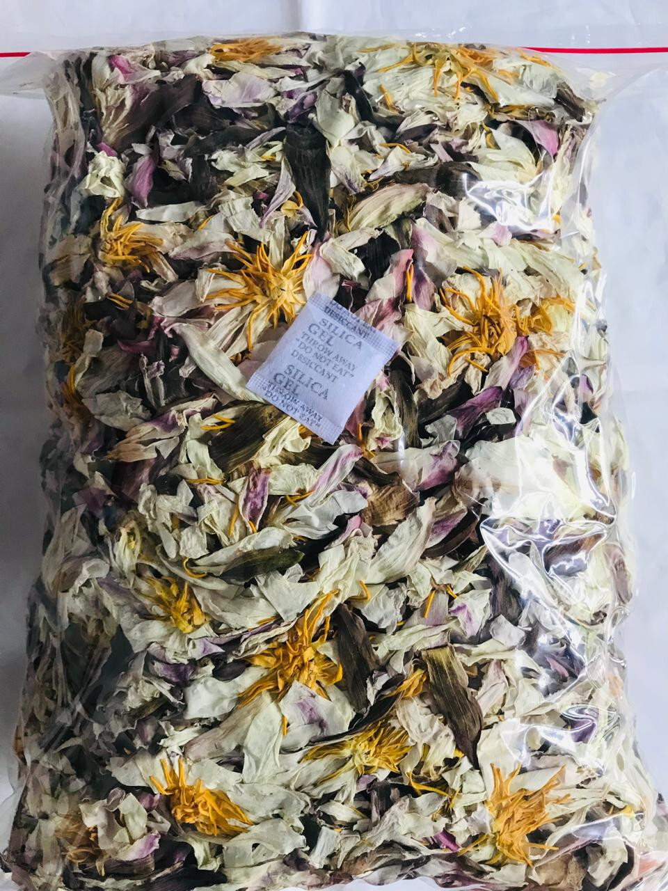 Dried White Lotus Flower Nymphaea Ampla 1 lb+ Organic Hand Picked Herb Tea