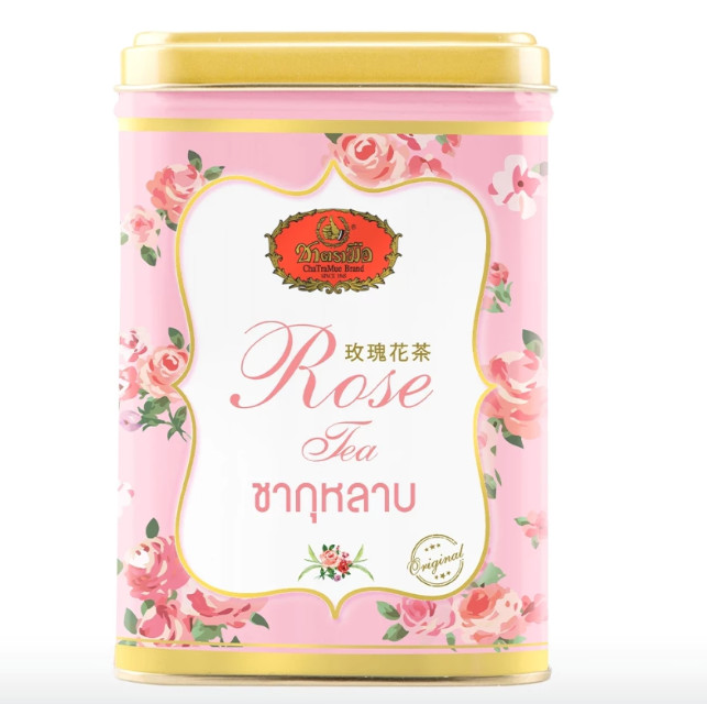 Cha Tra Mue, original rose tea, Thai tea, Rose Tea, Premium Tea Bag Can