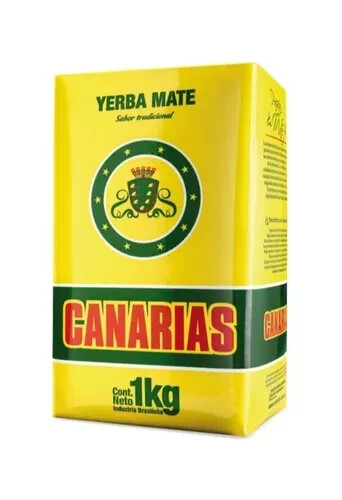 Canarias – Yerba Mate Sabor Tradicional x 1 kg (x 3 Unidades)