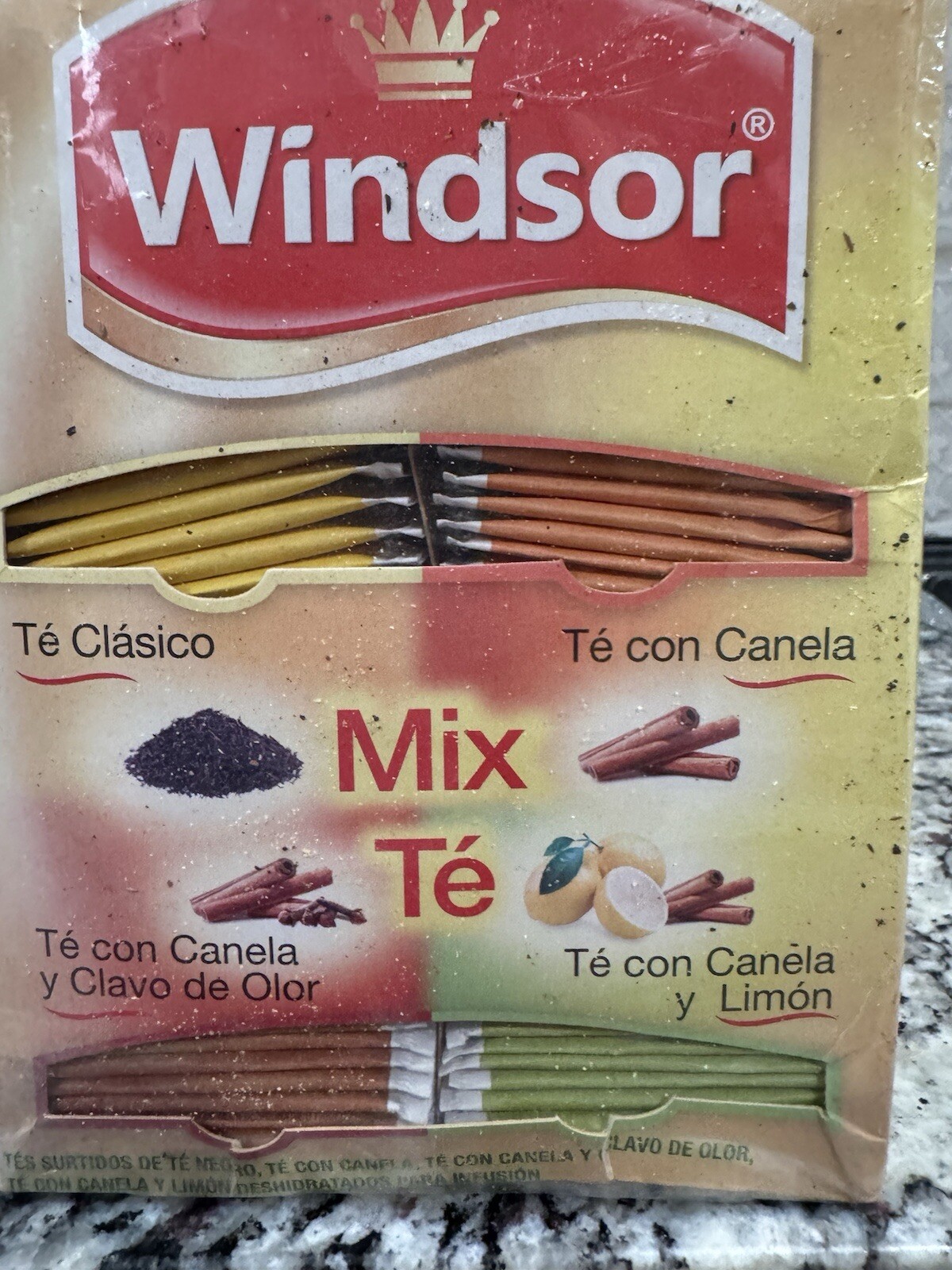 Mix Té Windsor 4 Sabores Differentes Tes