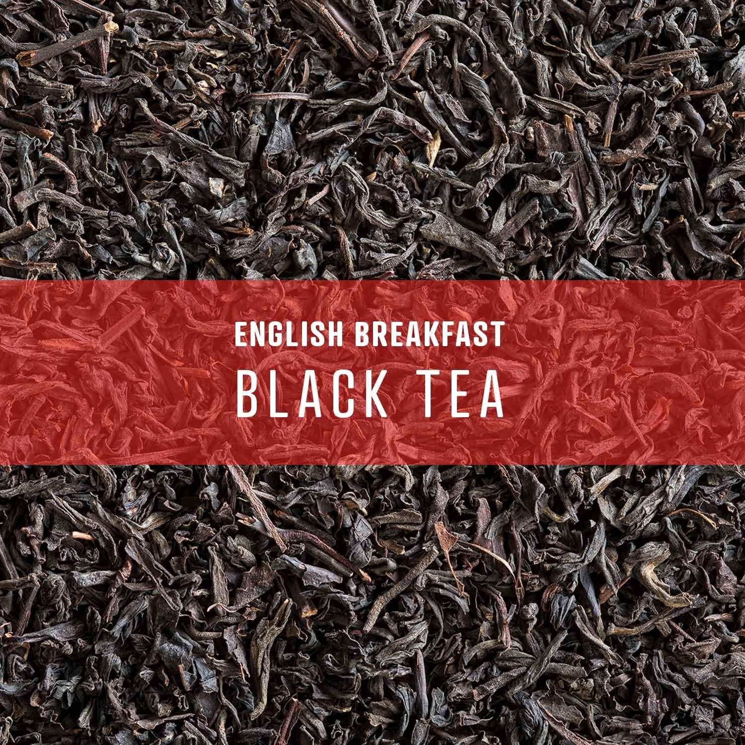 English Breakfast Tea – Loose Leaf Black Tea, High Caffeine, 3 oz Pouch – 30 …