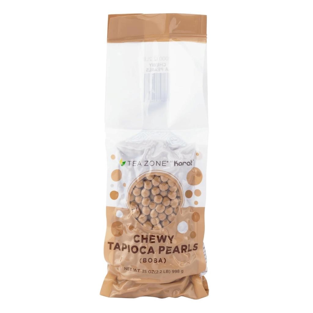Tea Zone Chewy Black Boba Tapioca Pearls Boba Bubble Tea 2.2 Lbs. New Size!