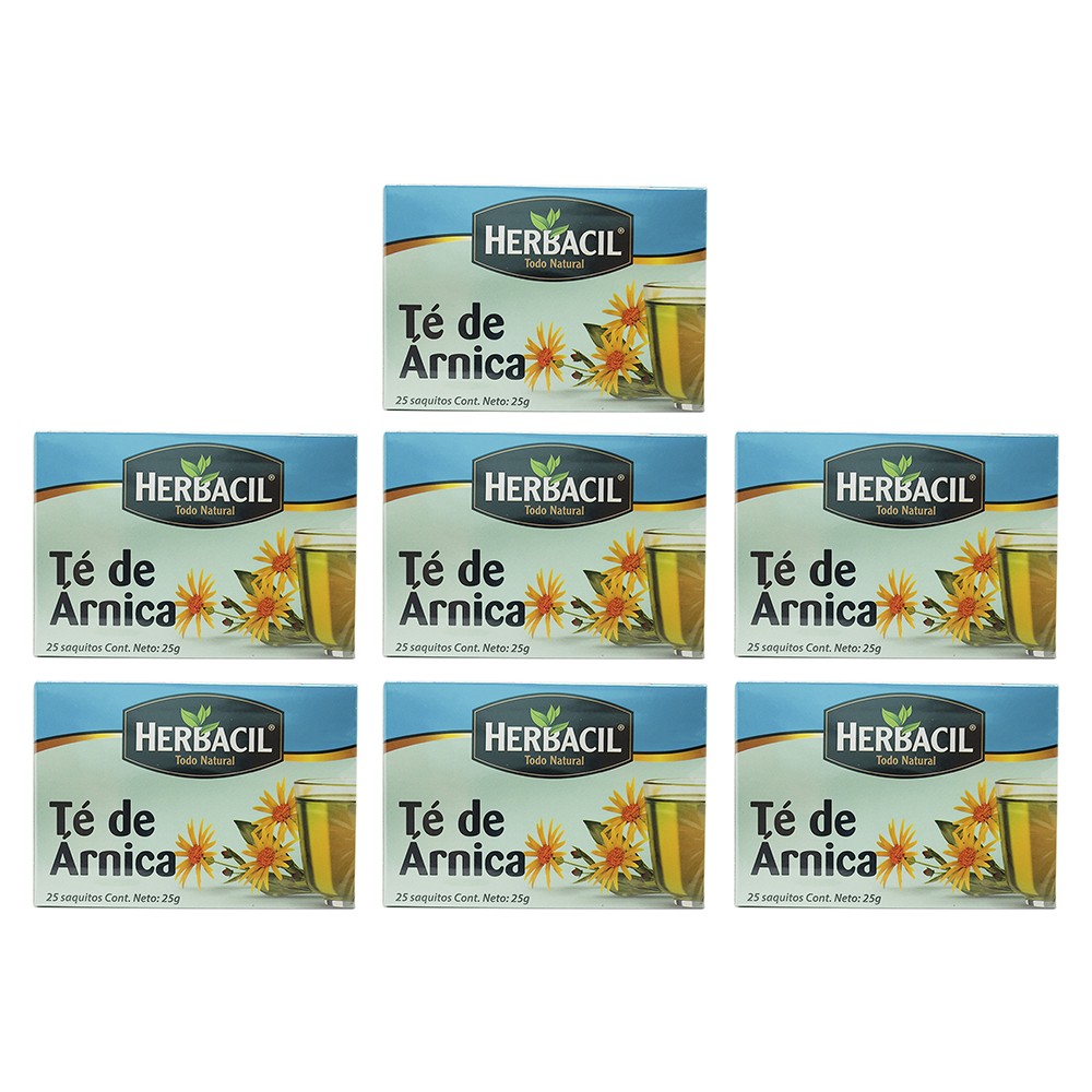 Herbacil Arnica Tea. 25 Tea Bags Pack of 7.