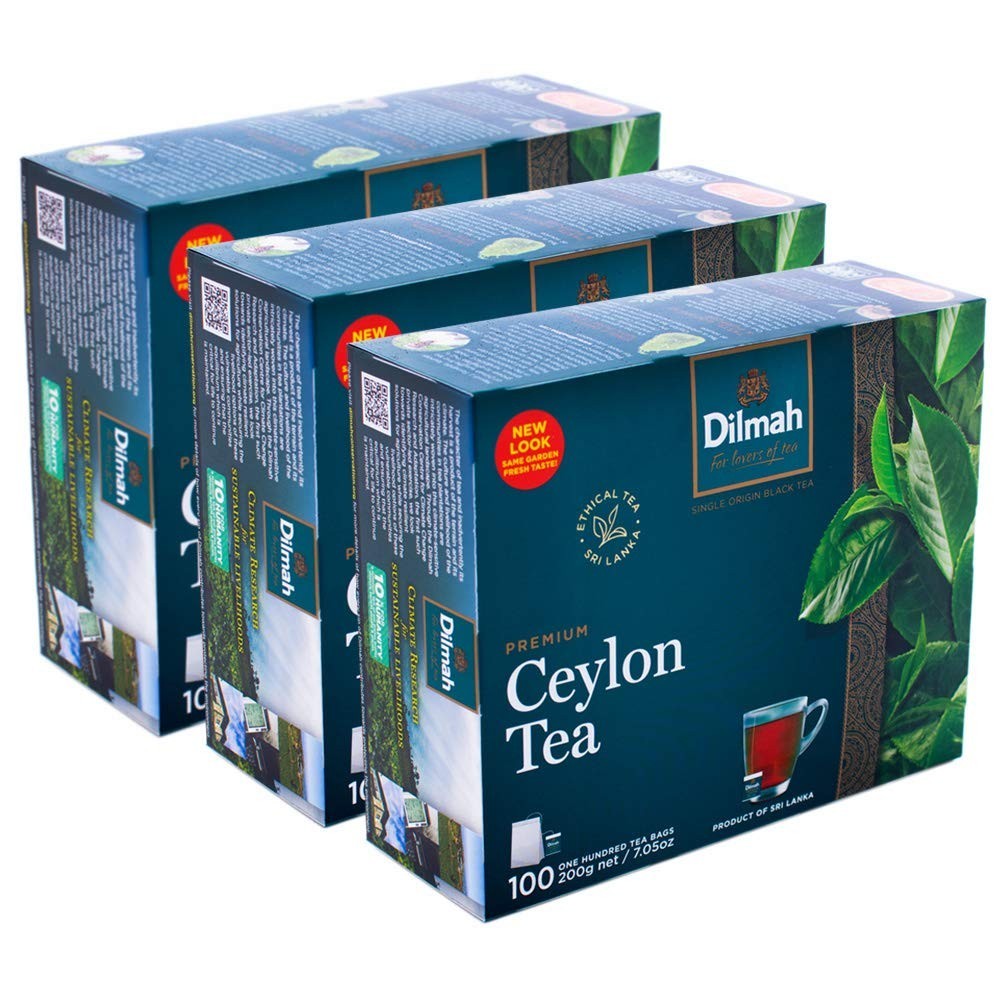 100% Pure Ceylon Tea Bags – Premium Quality, 300 Count, Perfect for Brewing