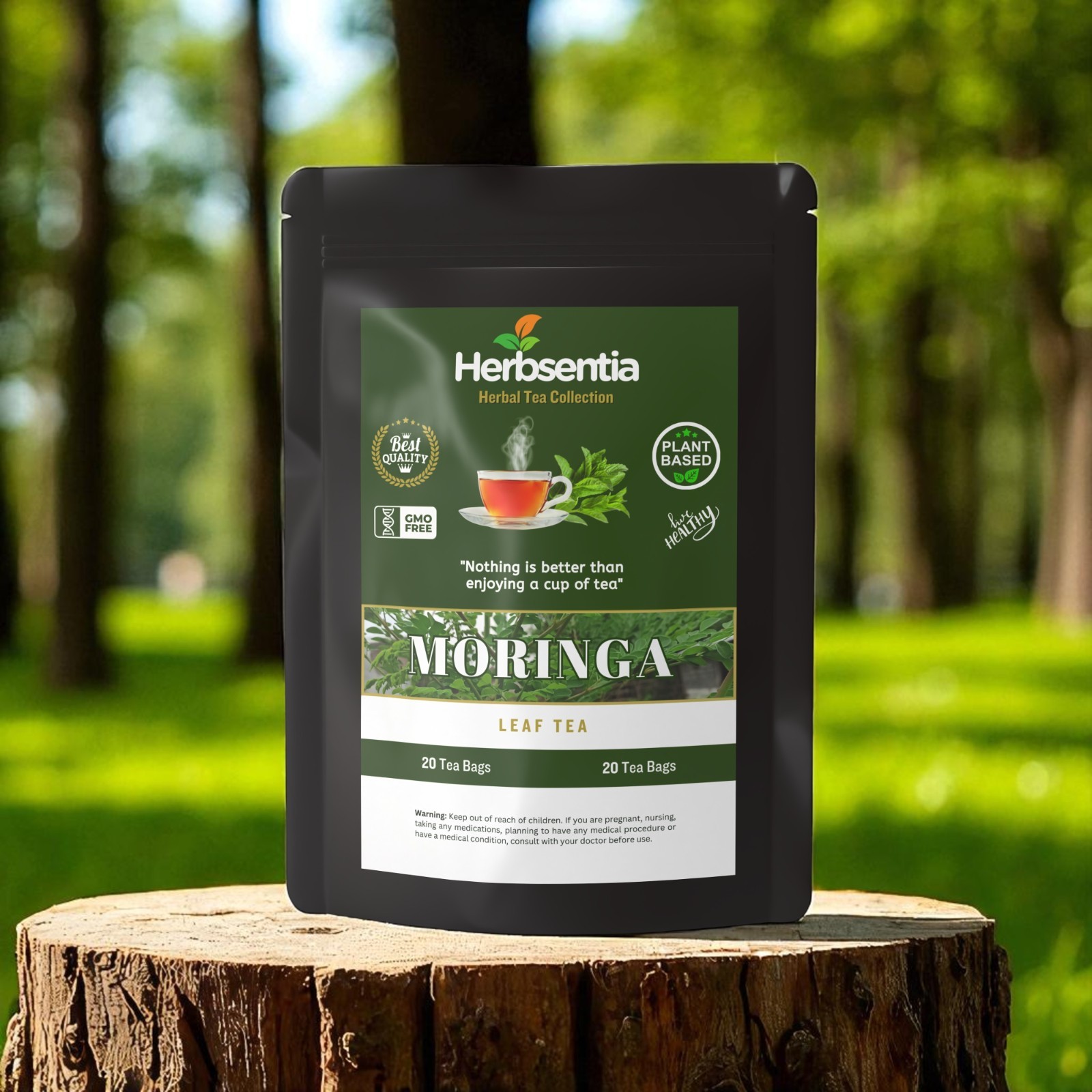 Organic Moringa Tea – 20 Bags