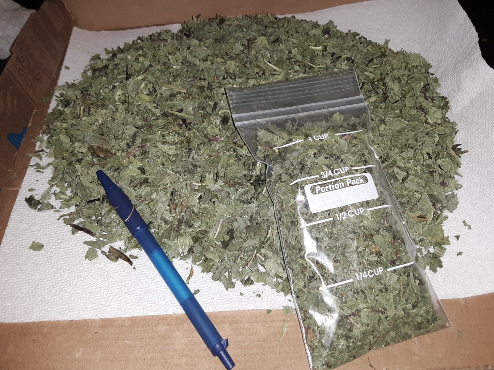 1 Cup Air Dried Broadleaf Plantain(whole plant); For Herbal Tea/Tincture/Salve.