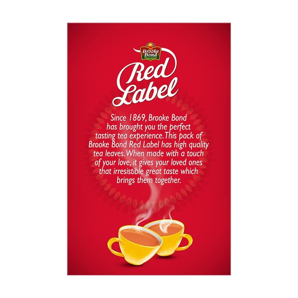 Brooke Bond Red Label Tea Premium Black Tea Choose Size Pack