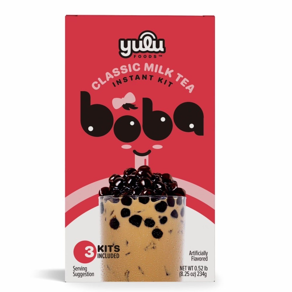 Tapioca Pearl Bubble Tea Kit Classic Milk Tea Instant 3 Servings