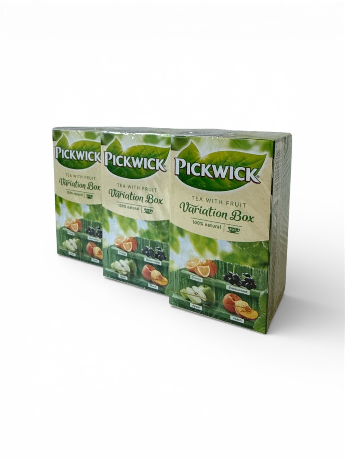 3 x Pickwick Fruit Tea Variety Pack – 4 Assorted Flavours – 20 Bags – Herbal