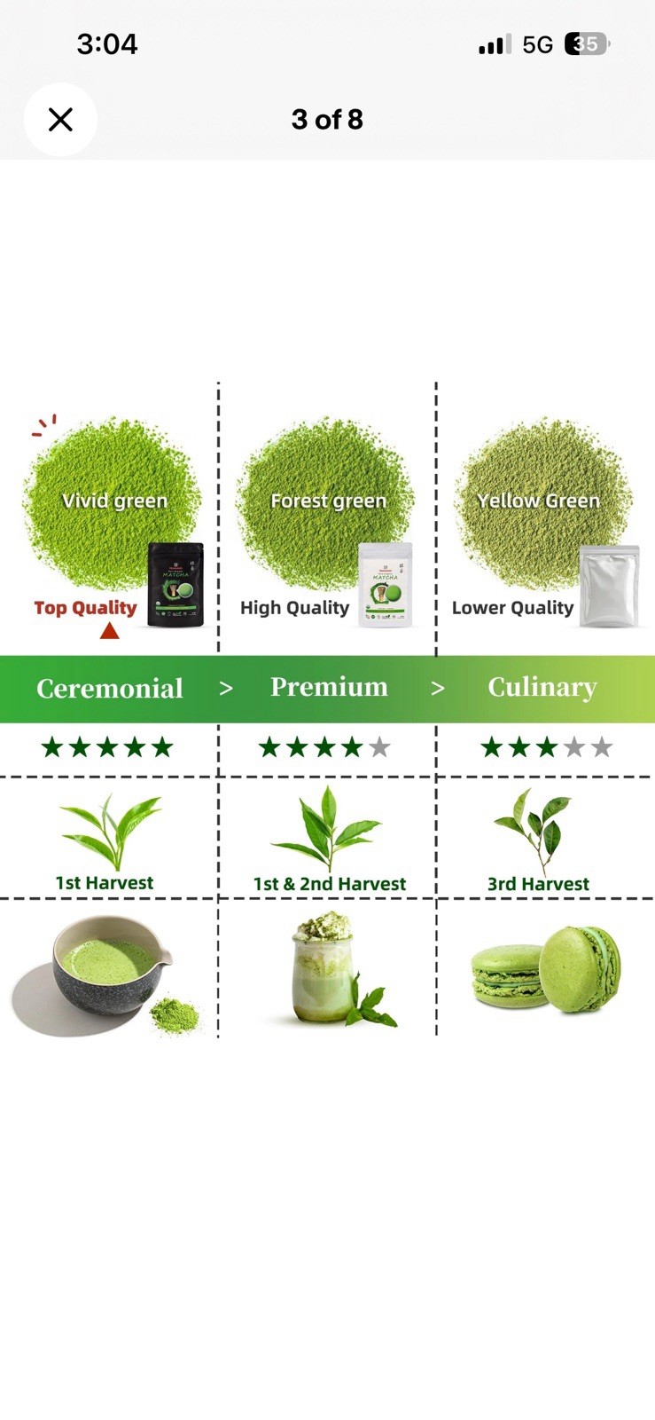 Teanagoo Ceremonial Matcha Organic Green Tea Powder Japanese 100g