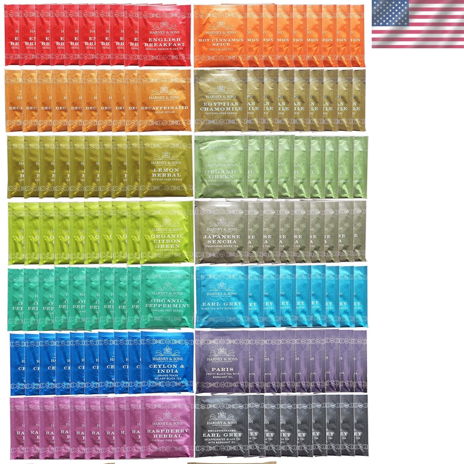 Assorted Tea Bag Sampler 140 Count Great for Breakrooms, Offices, Food Servic…