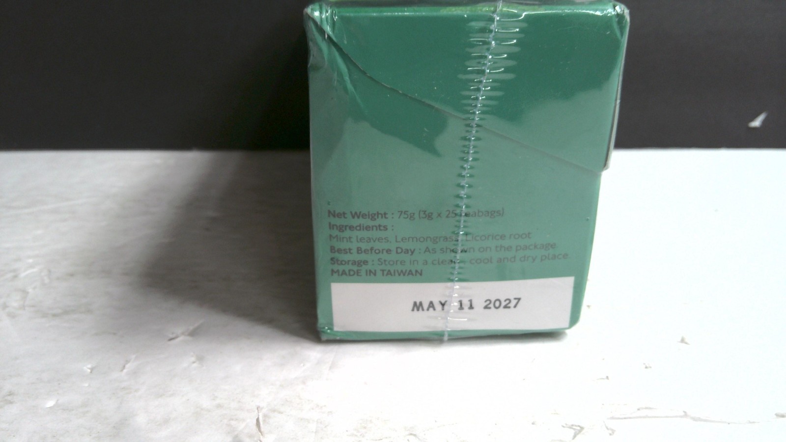 EZR Leaf Mint Herbal Tea Caffeine Free 25 Teabags 75g Soothing Bedtime Blend