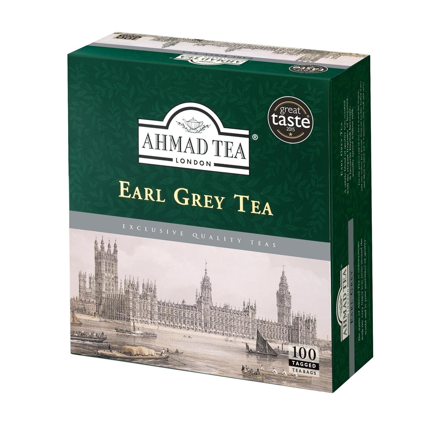 Earl Grey Tea Bags, 100 Count – Gluten-Free and Diabetic Friendly
