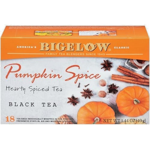 Bigelow Pumpkin Spice Tea – 18ct – 18 Bags Total