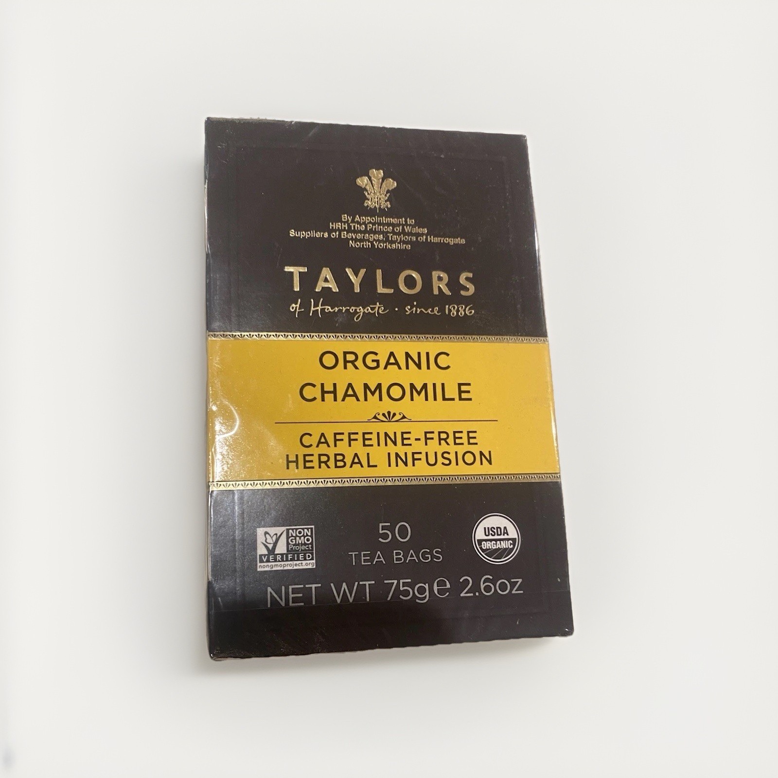Taylors of Harrogate Organic Chamomile Herbal Tea, 50 Teabags