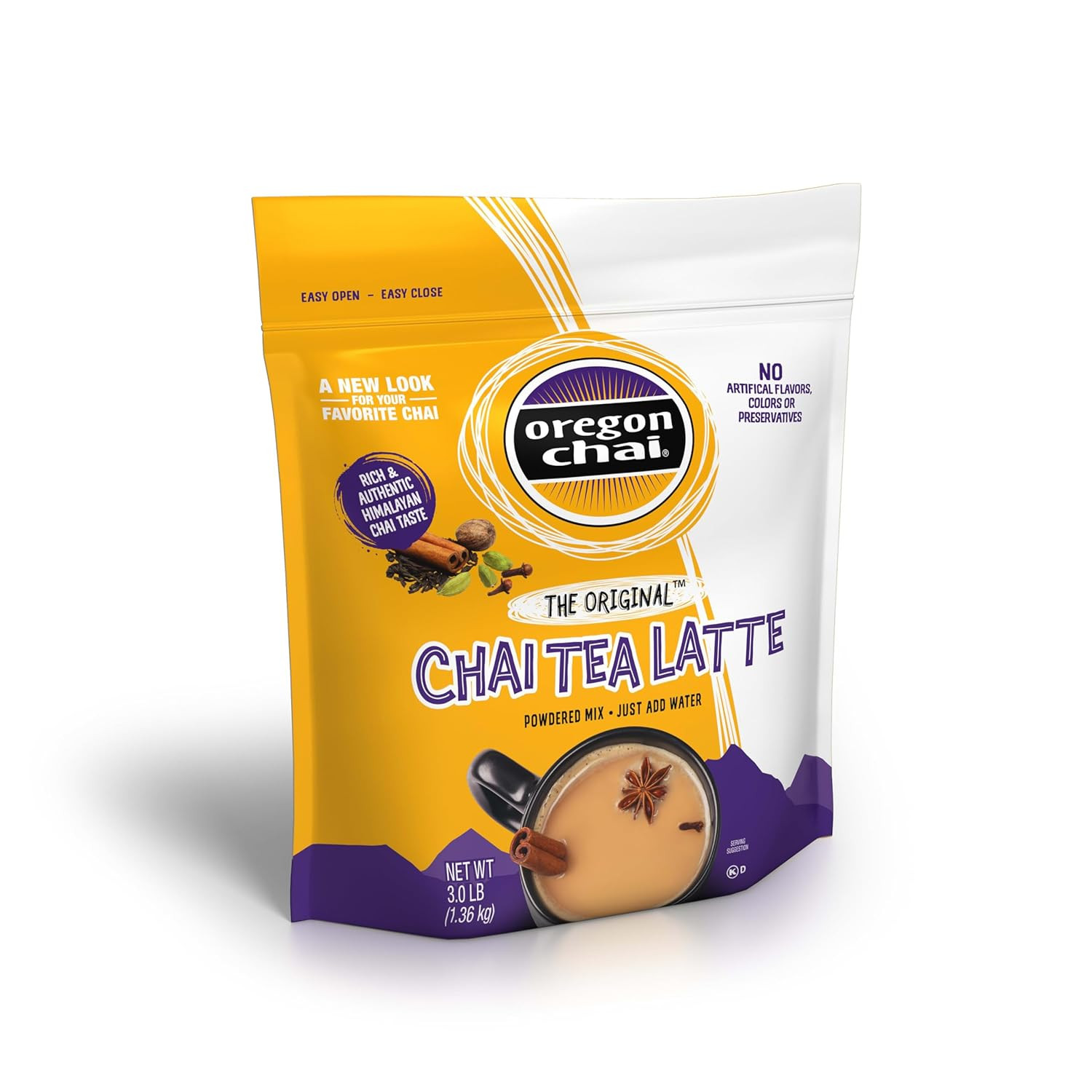 3 Pound Oregon Chai Powdered Chai Mix Original Tea Latte Instant Beverage