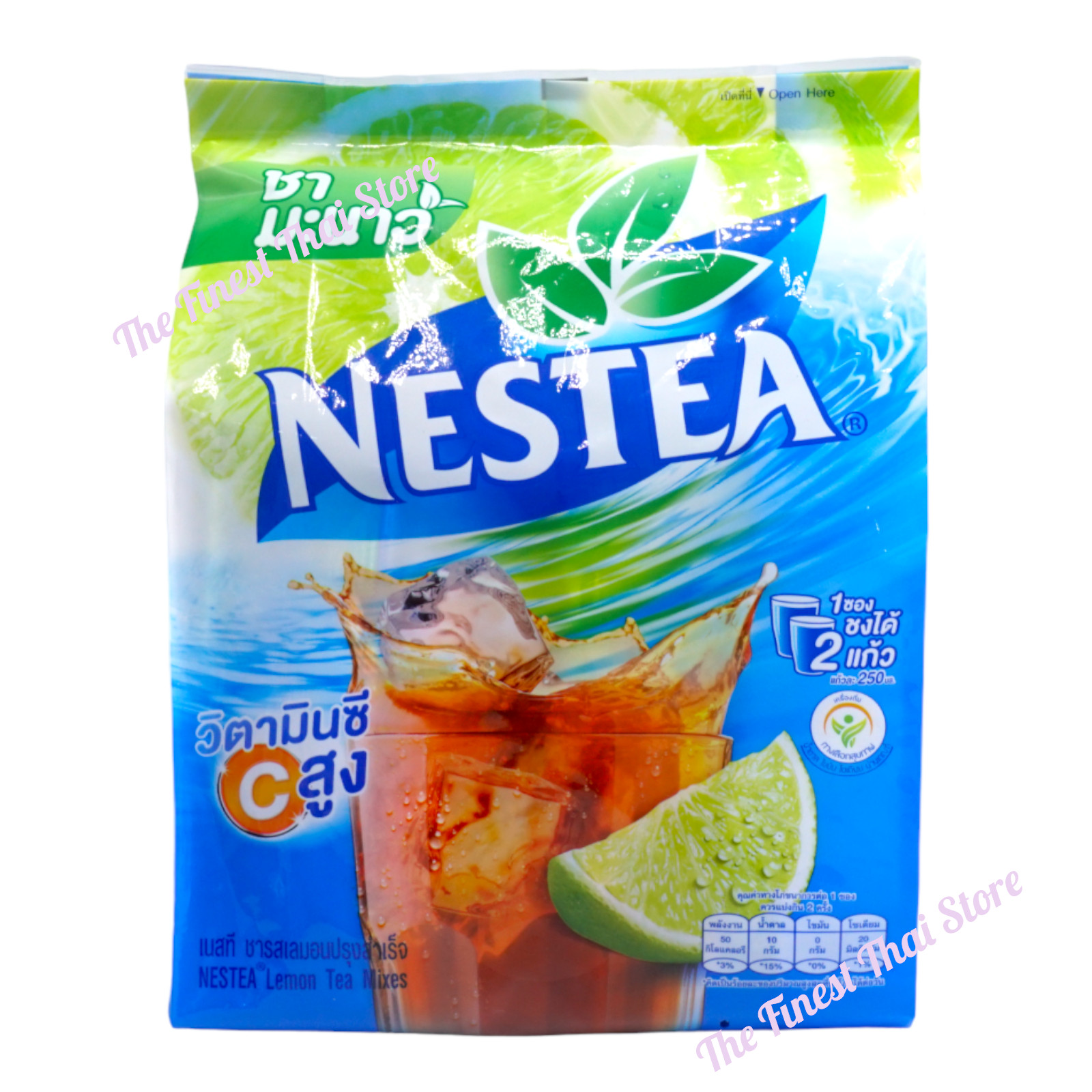 Nestea Instant Lemon Tea Powder Hot or Iced Tea with Sweet & Sour Taste 54 Stick