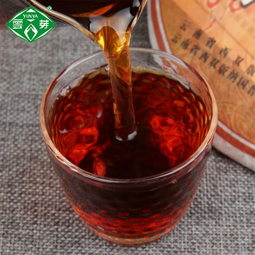 Puwen YUNYA 2006 Puer Ripe Pu-erh “Phoenx” Feng Bing Shu Puerh Tea Cake 400g