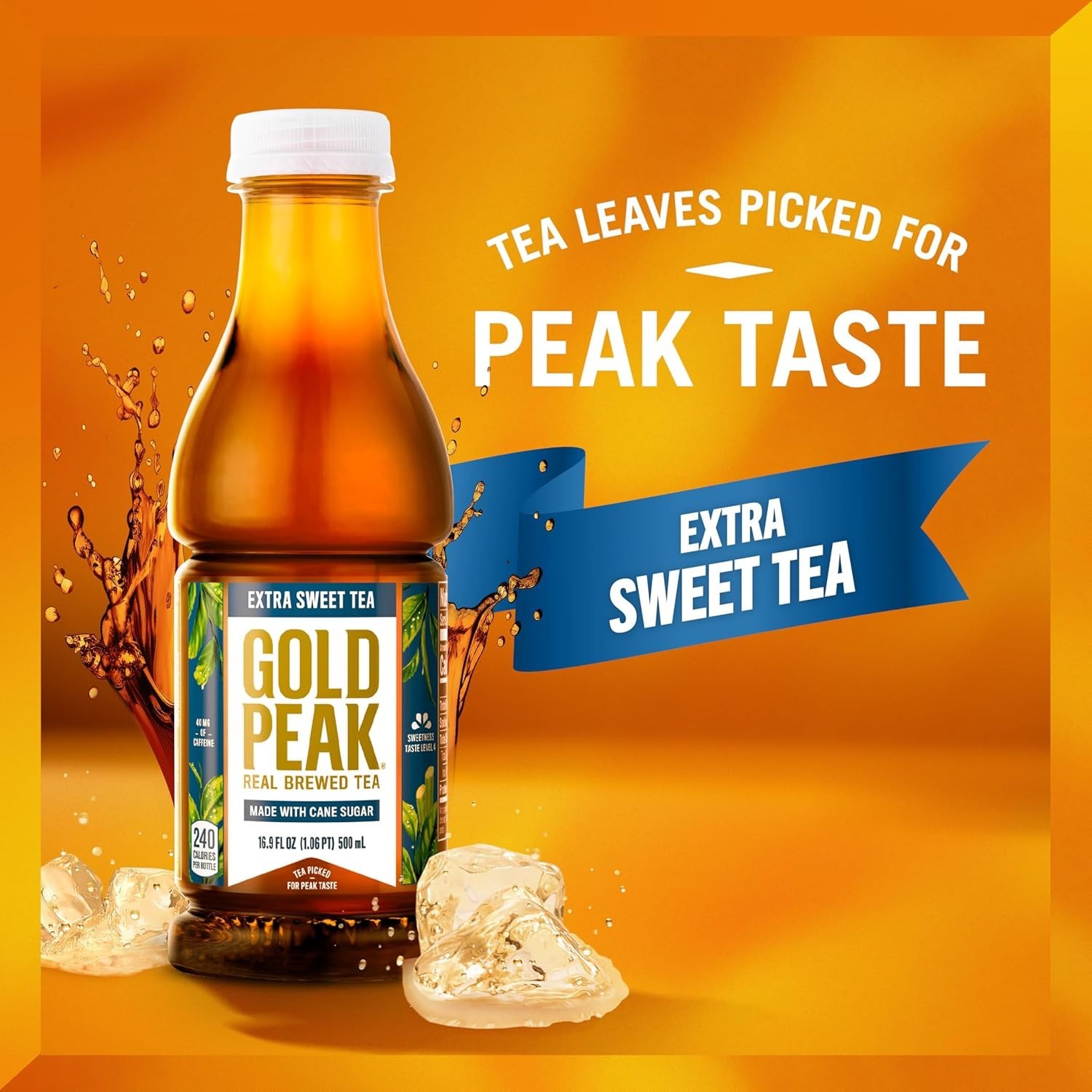 Allergen-Free Extra Sweet Bottled Iced Tea – 6×16.9 fl oz of Pure Delight