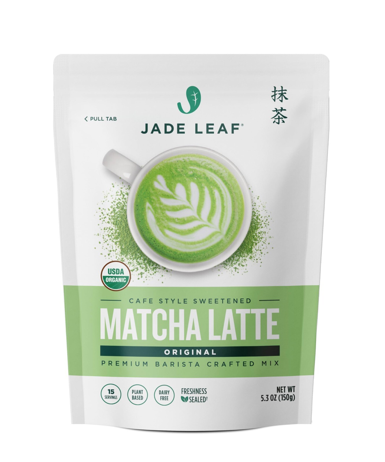 Jade Leaf Matcha Organic Café Style Sweetened Matcha Latte Premium Barista Cr…