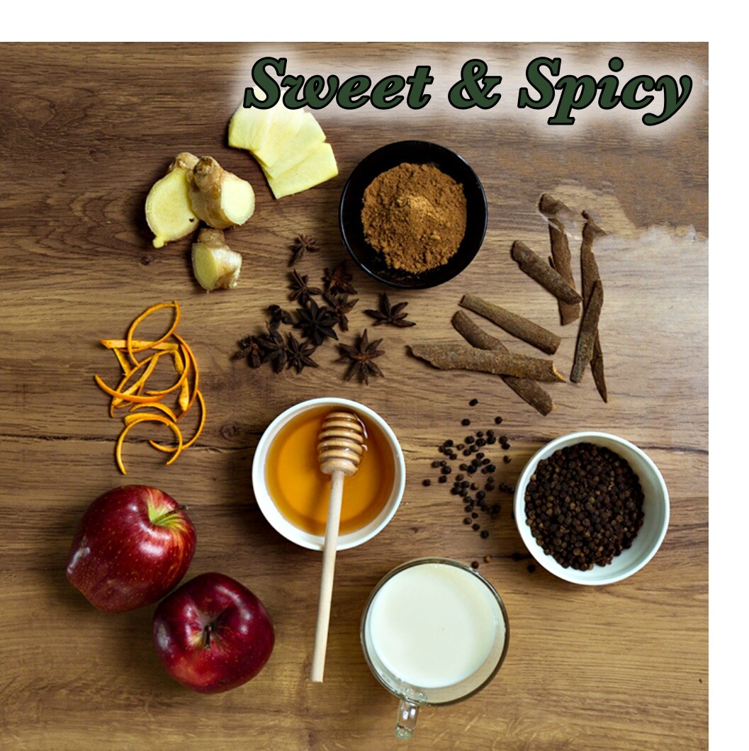 Apple Spice Chai Tea Mix~Sweet & Spicy Autumn Flavor~ 11.oz Bag
