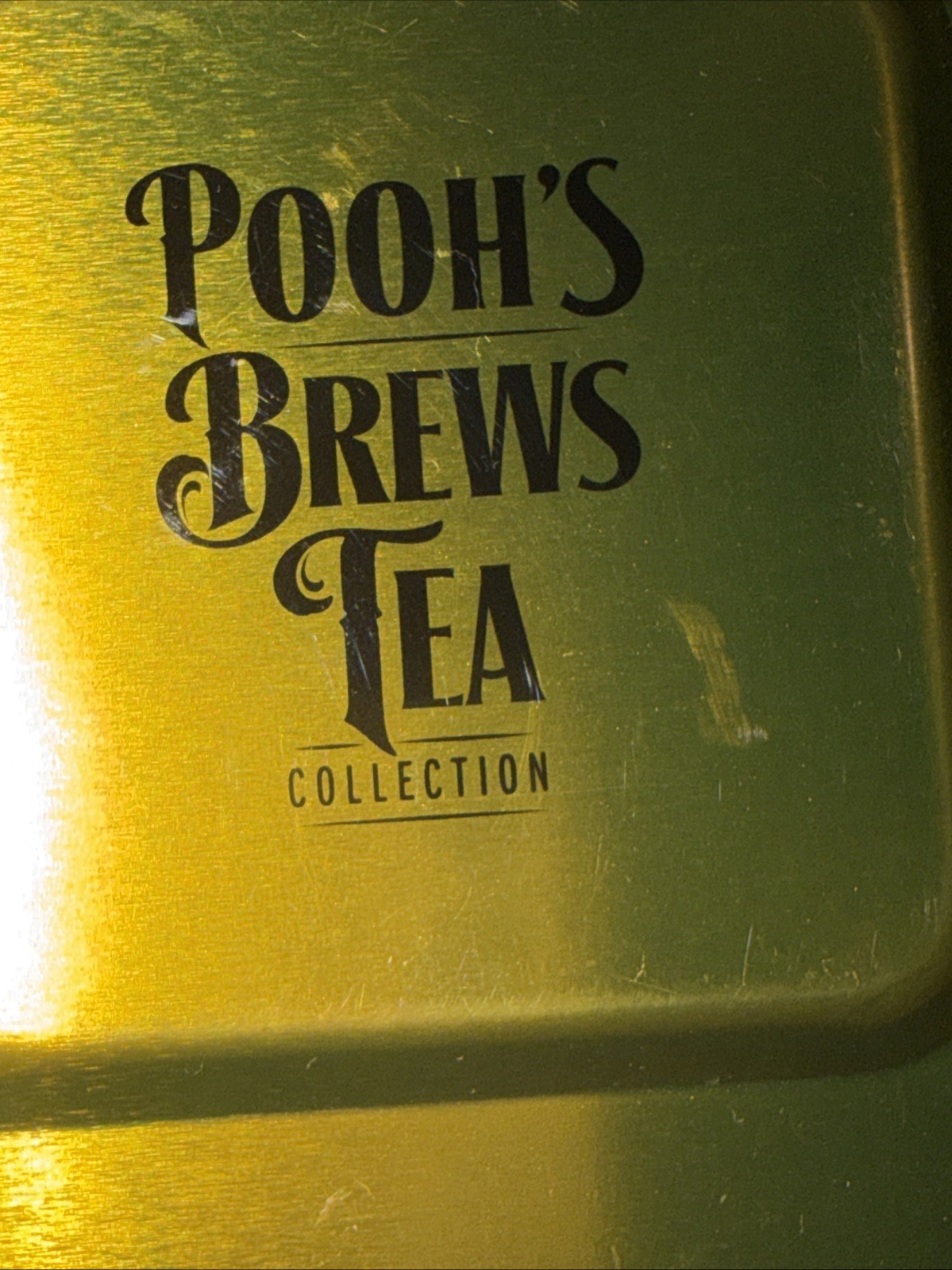 POOH’S BREW TEA HONEY LEMON GINGER Green Tea- 1 Tin = 50 tea bags Caffeinated