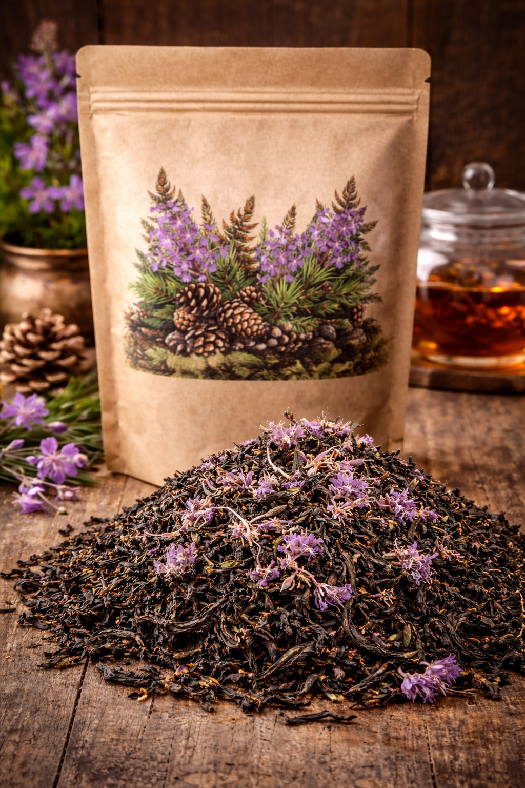 Siberian Fermented Wild Ivan Chai Loose Herbal Tea 1lb (453gr)