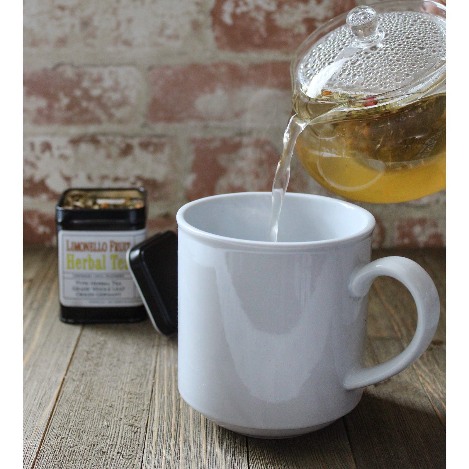 Limonello Herbal Loose Leaf Tea, 60 Gram Metal Tin