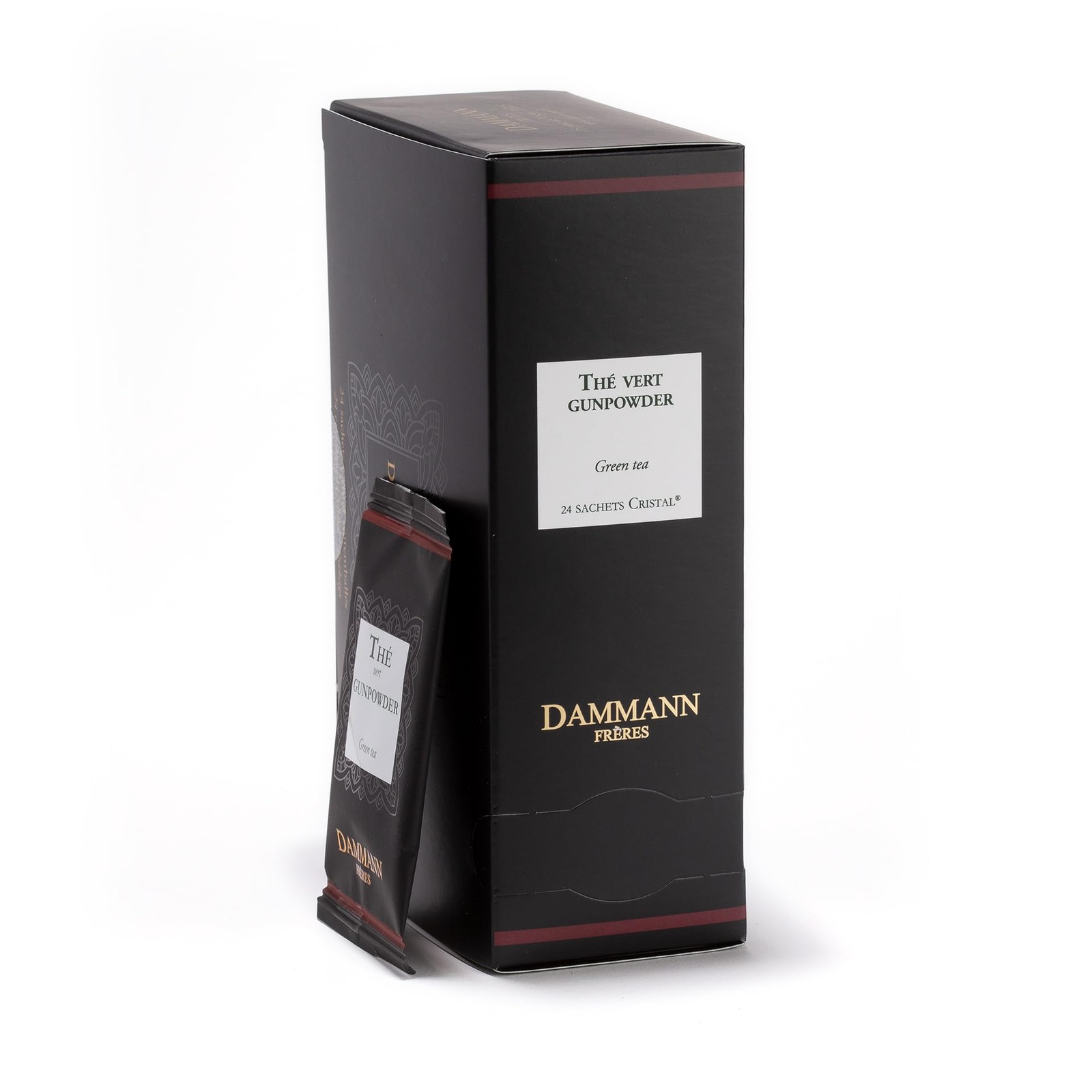 Dammann Freres Satchets, Gunpowder Green Tea Bags, Premium Gourmet French Tea…